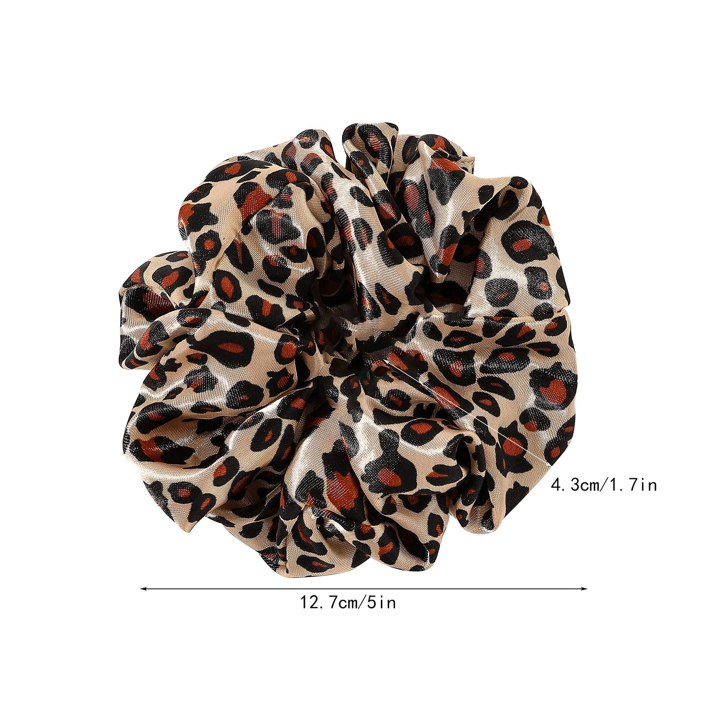 Close up view of the high stretch elastic band inside the Ivyu scrunchy.