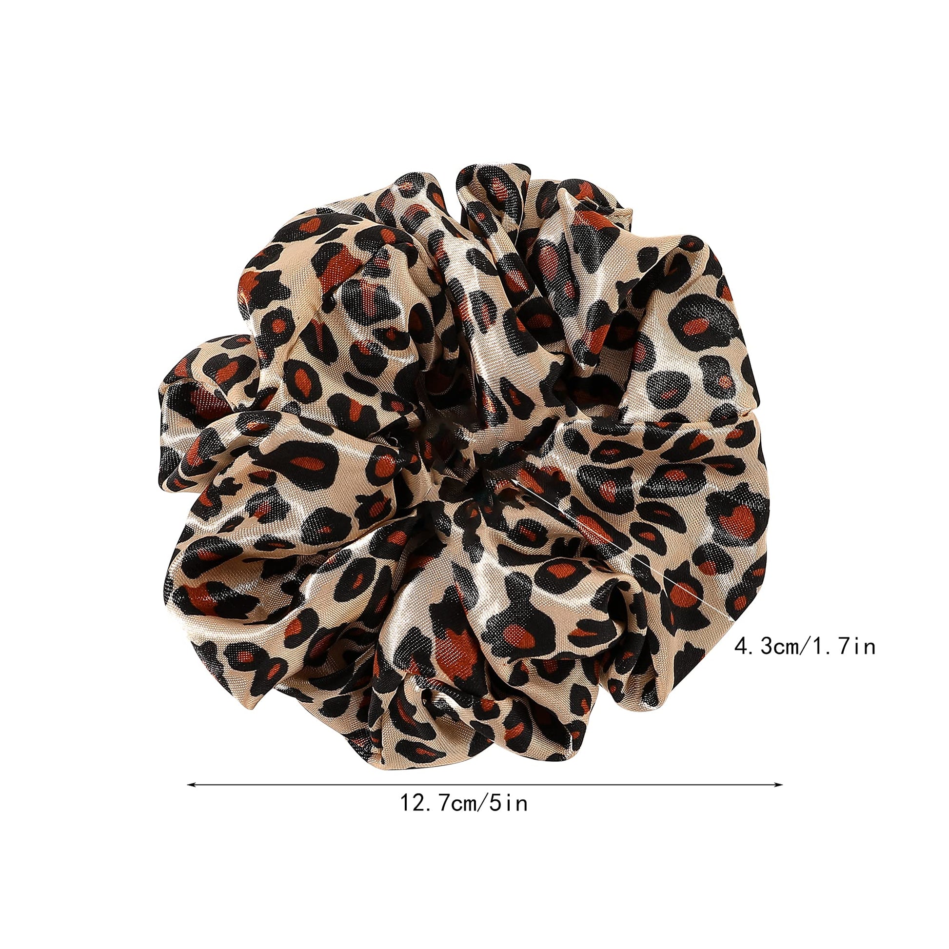Close up view of the high stretch elastic band inside the Ivyu scrunchy.