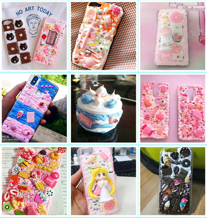 Ehope resin sprinkles arranged for miniature dessert simulation