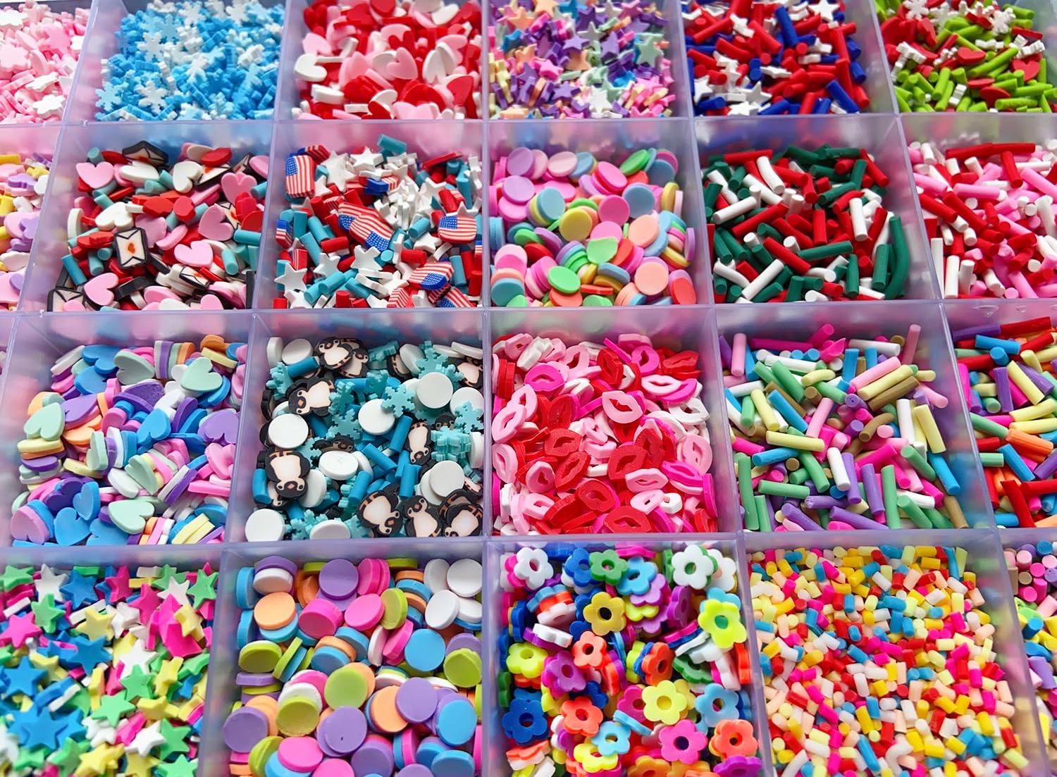 Craft project showcasing Ehope polymer slices on decorated items