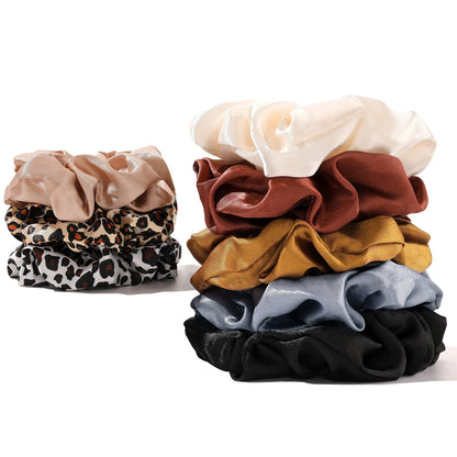Ivyu imported luxury satin hair elastics in everyday packaging.