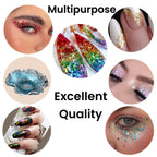 Alazco irregular confetti glitter close up texture