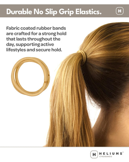 Cyndibands blonde color matching hair accessories collection display