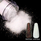 Black and white fine sand glitter powder texture
