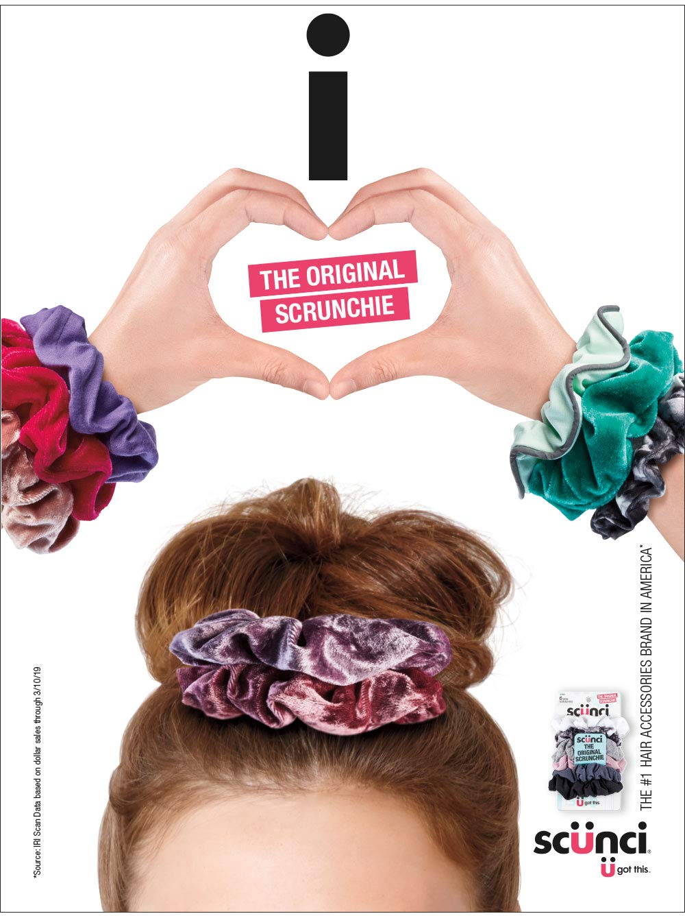 Authentic Conair Scunci everyday sports style comfortable hair ties collection