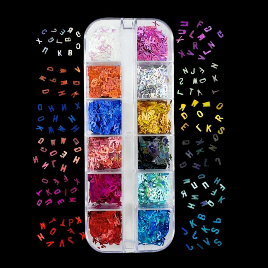 12-grid storage box for Maigitur nail art sequins