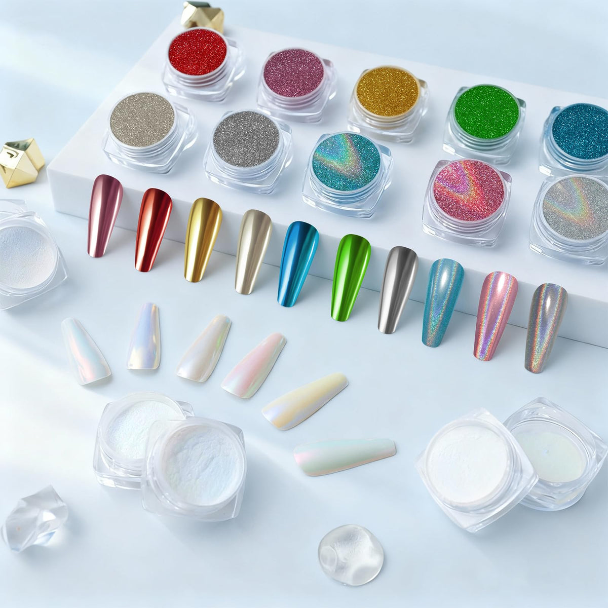 Siusio nail art decoration color swatches
