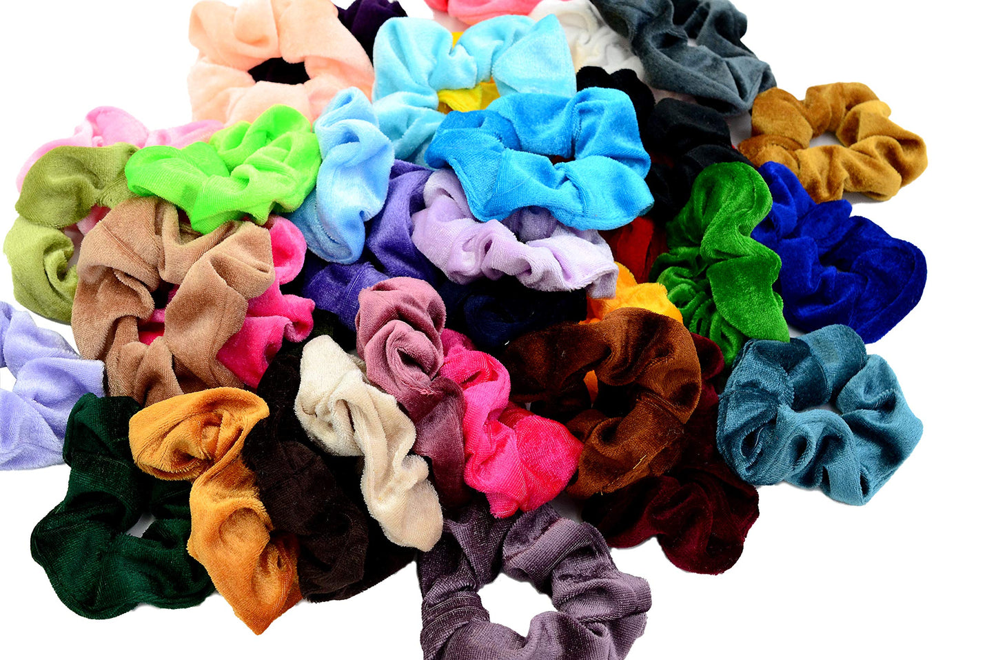 Creaseless velvet bobbles assortment for daily wear and festive styling