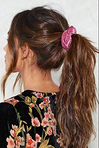 Premium imported velvet hair ties gift set for holiday seasons