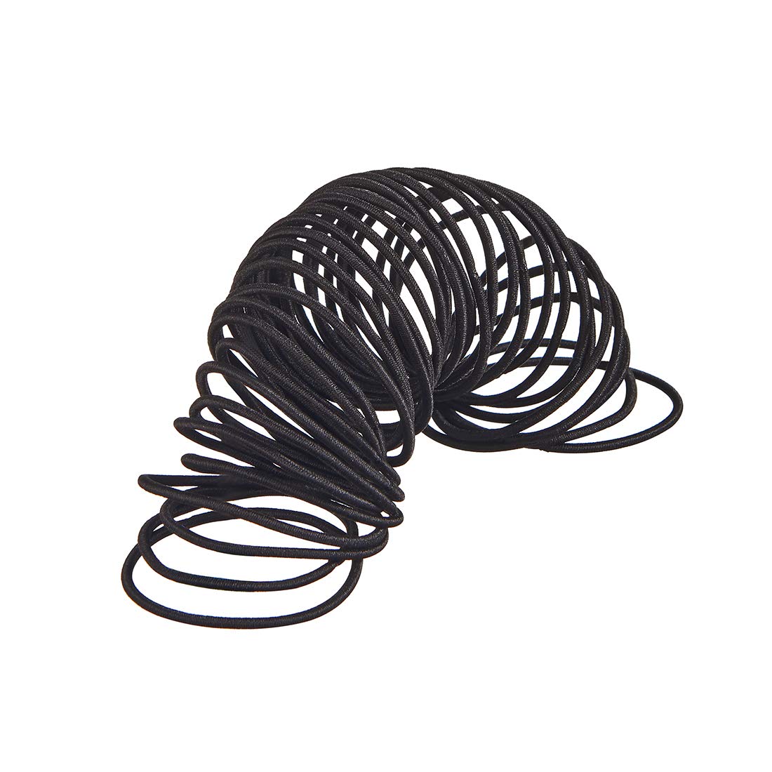 Minihope hair accessories showing the strong stretch and shape retention.