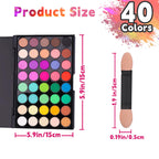 Haiolorpro nail pigment powder palette open showcasing colorful shades