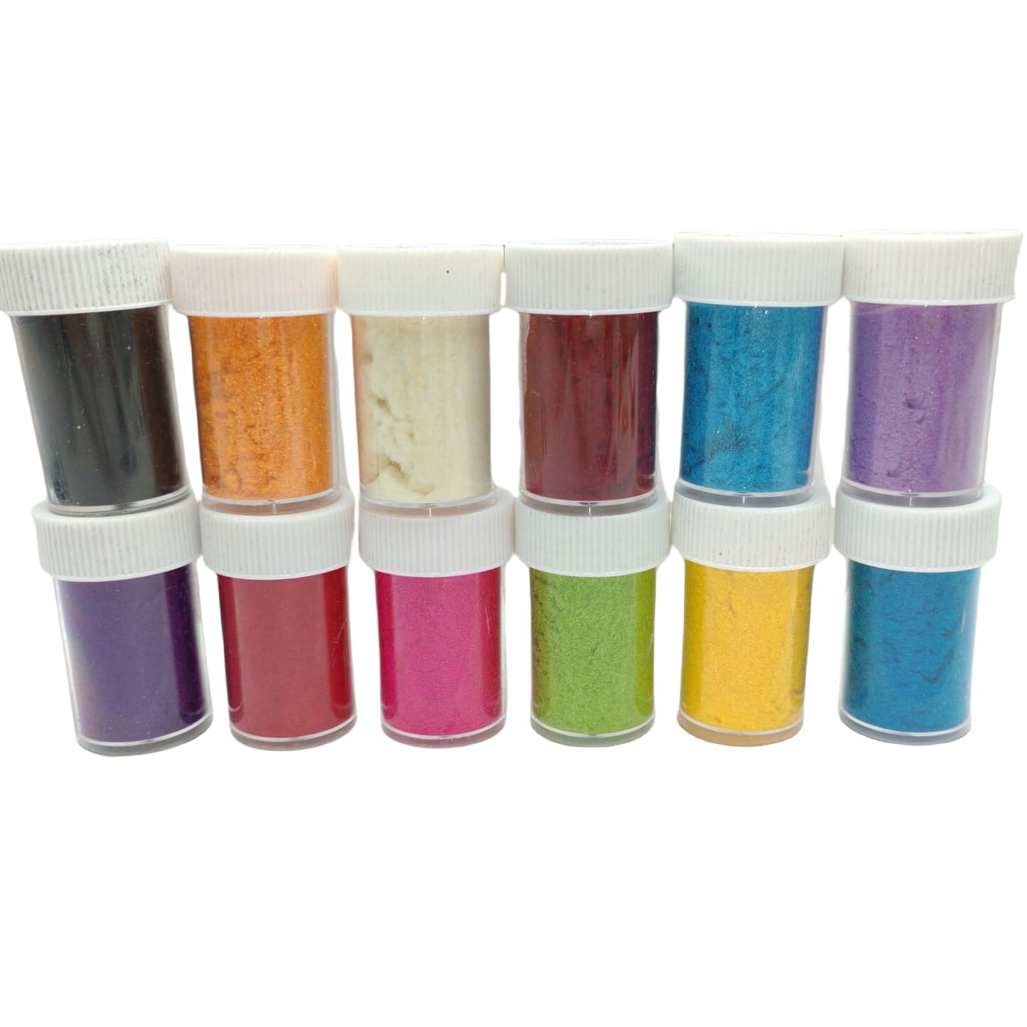 Close up of soft nylon villus fiber powder for manicures