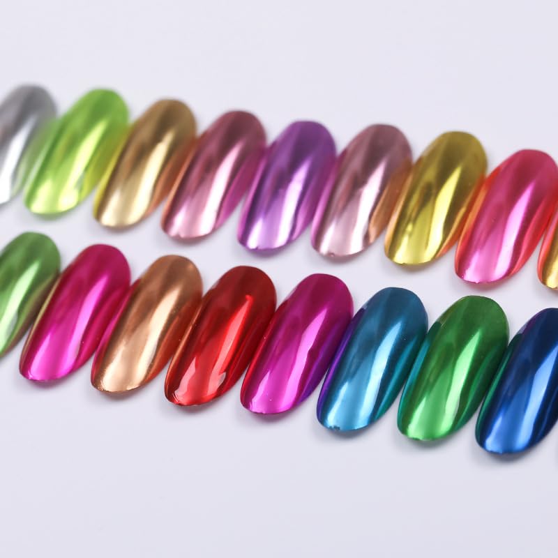 Perfect Nails brand metallic pigment powder jar