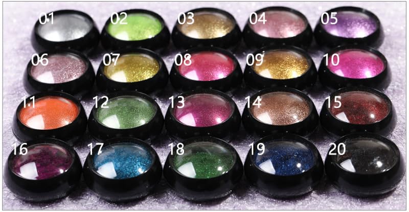 IMGDD professional nail decoration pigment jar lifestyle display