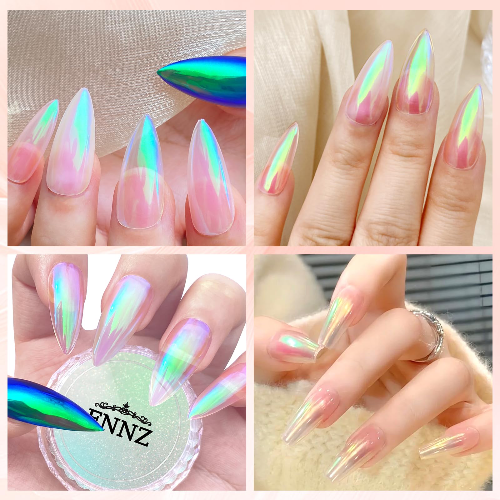 Fnnz nail art glitter dust application set