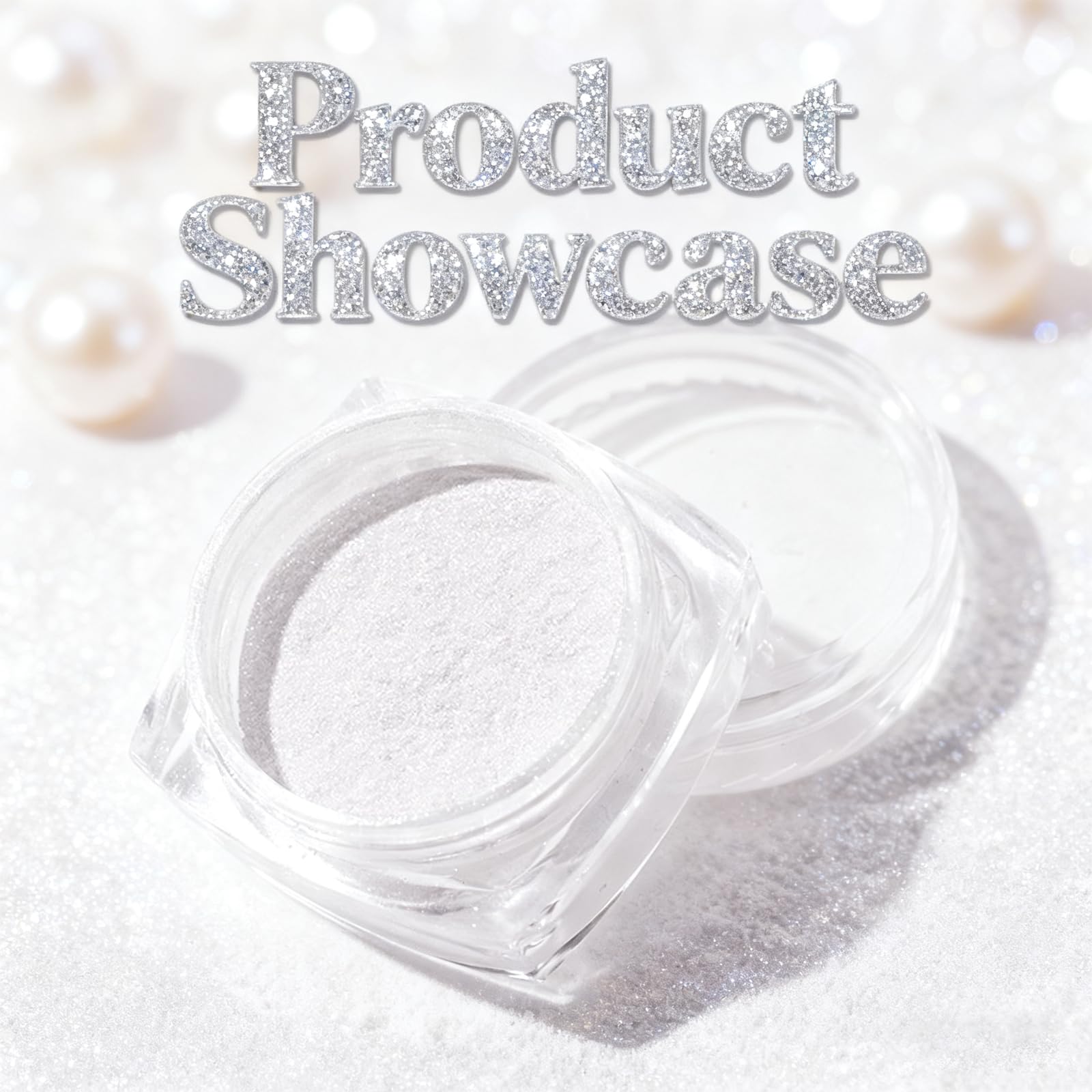 Detailed packaging of authentic Sulily nail decoration powder