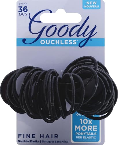 Close up of the two millimeter metal free black elastic bands highlighting the braided texture.