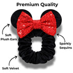 Styla Hair two pack mouse ear hair bands laid flat on a neutral background