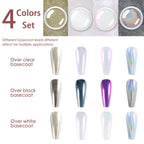 Demonstration of holographic metallic mirror effect on gel nails