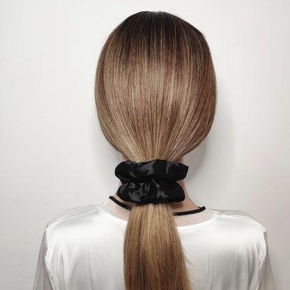 Oversized four point five inch premium satin hair bands displayed in a variety of classic colors