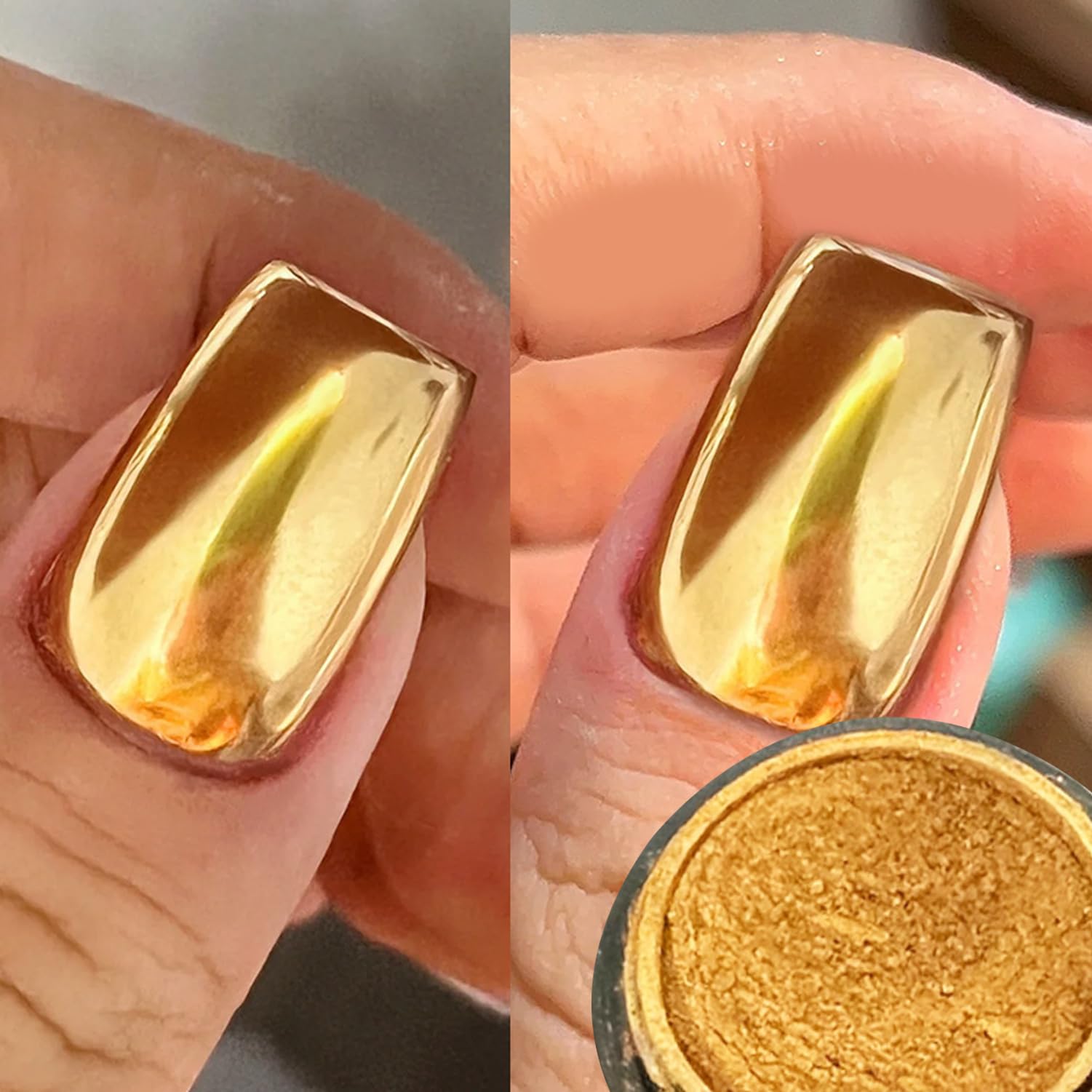 Packaging of Uns chrome nail powder kit