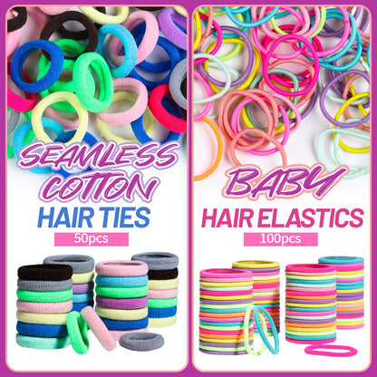 Vibrant snap clips and butterfly hair accessories for girls