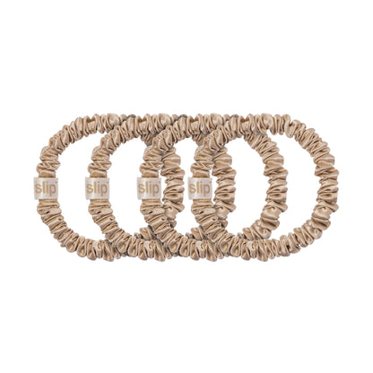 Slip pure silk skinny hair bands illustrating premium anti breakage construction.