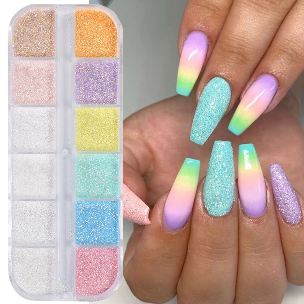 Three boxes of Stzpronail iridescent nail art powder opened.