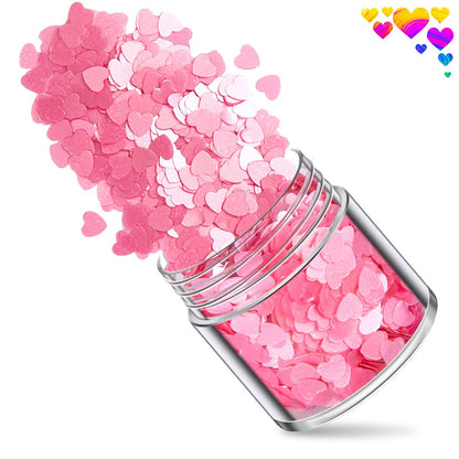 Qdtk holographic nail sequins for acrylic nail decoration