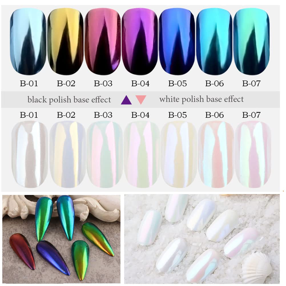 Resin craft application using iridescent shell powder