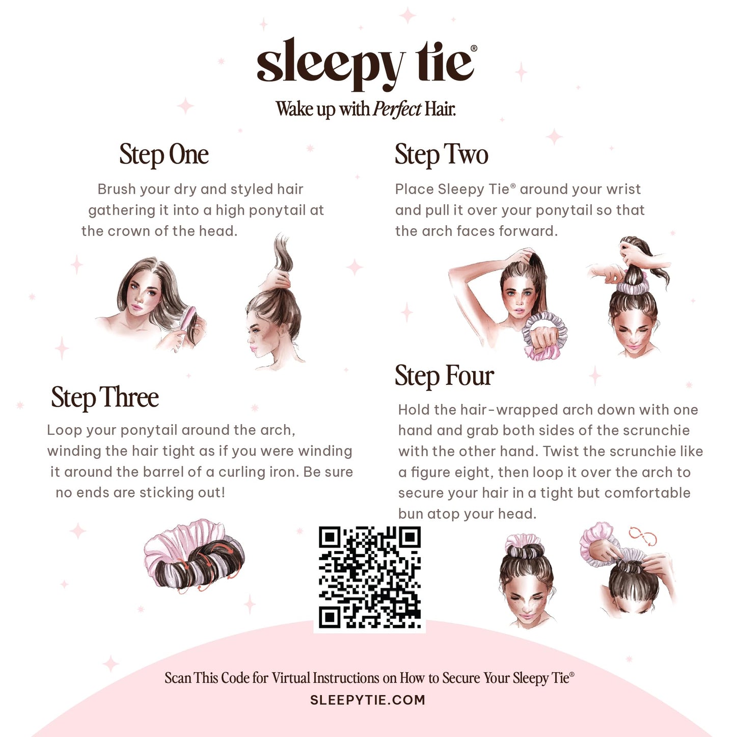 Sleepy Tie overnight volume enhancer product box display