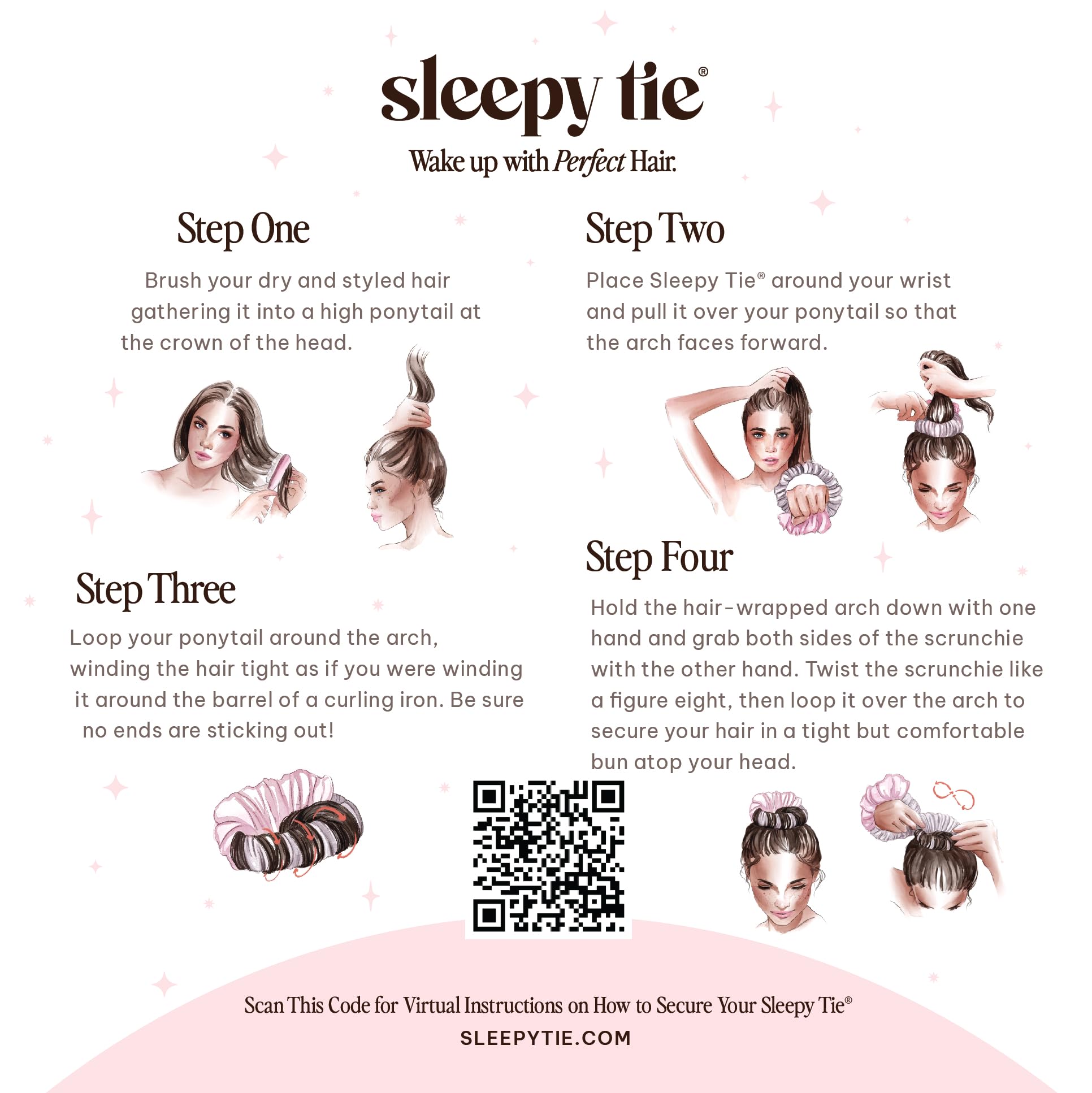 Sleepy Tie overnight volume enhancer product box display