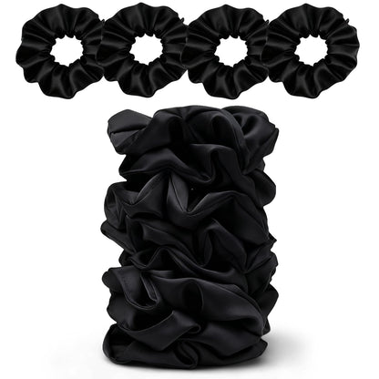Packaging layout displaying all eight pieces of the gentle anti breakage hair accessories.