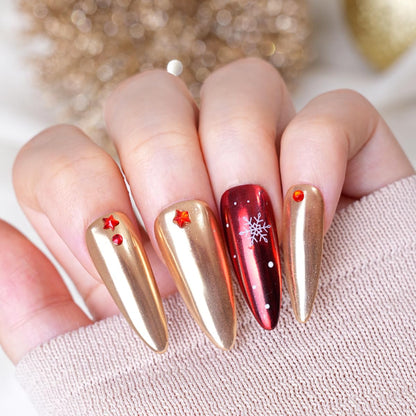 Pretty Diva metallic chrome powder packaging for imported beauty