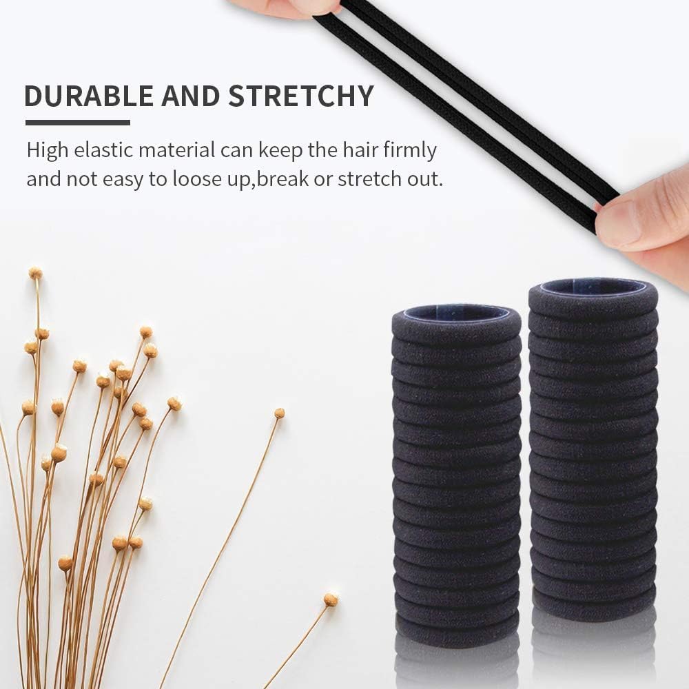 Bessrung ouchless seamless hair bands demonstrating durability and thickness