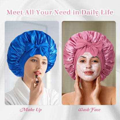 Vidsel hair care bonnet fabric texture highlighting the smooth anti frizz surface