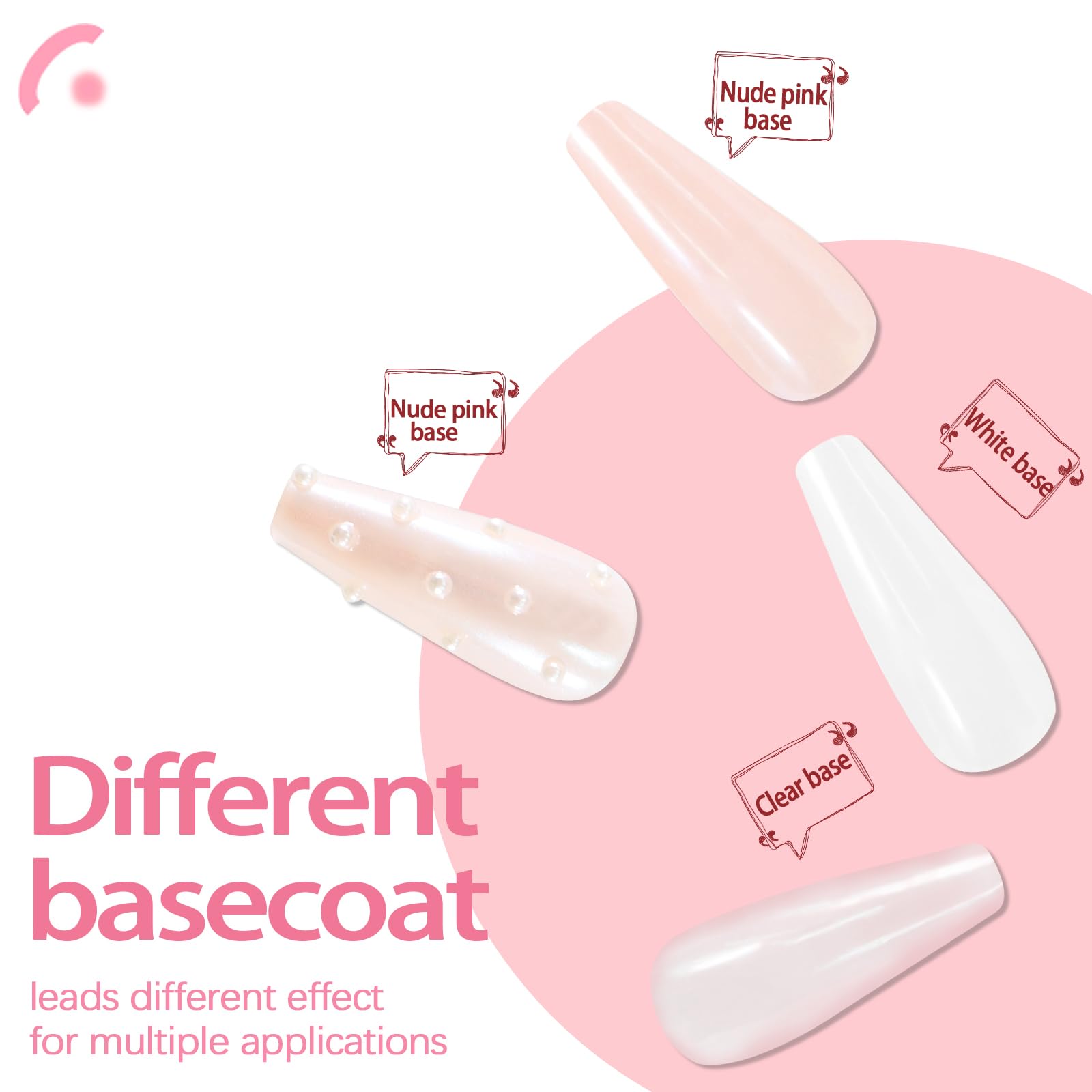 Pearl chrome nail powder jar and applicator tool