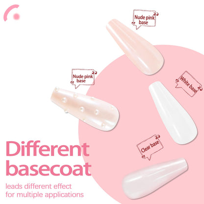 Pearl chrome nail powder jar and applicator tool