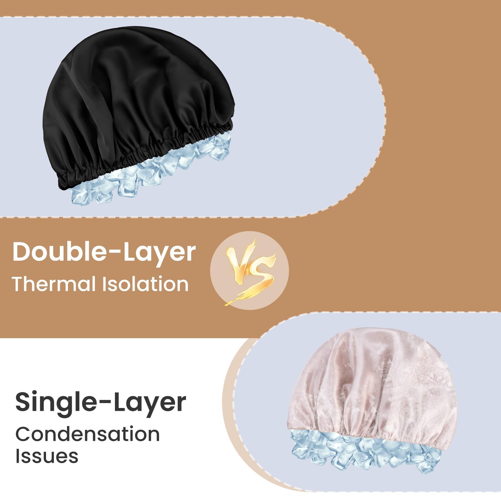 Hat Hut anti frizz satin bonnet for women protecting natural curls during sleep