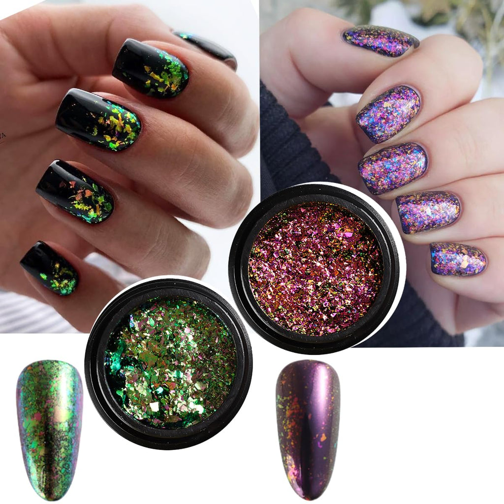 Sminakh nail powder set packaging and accessories