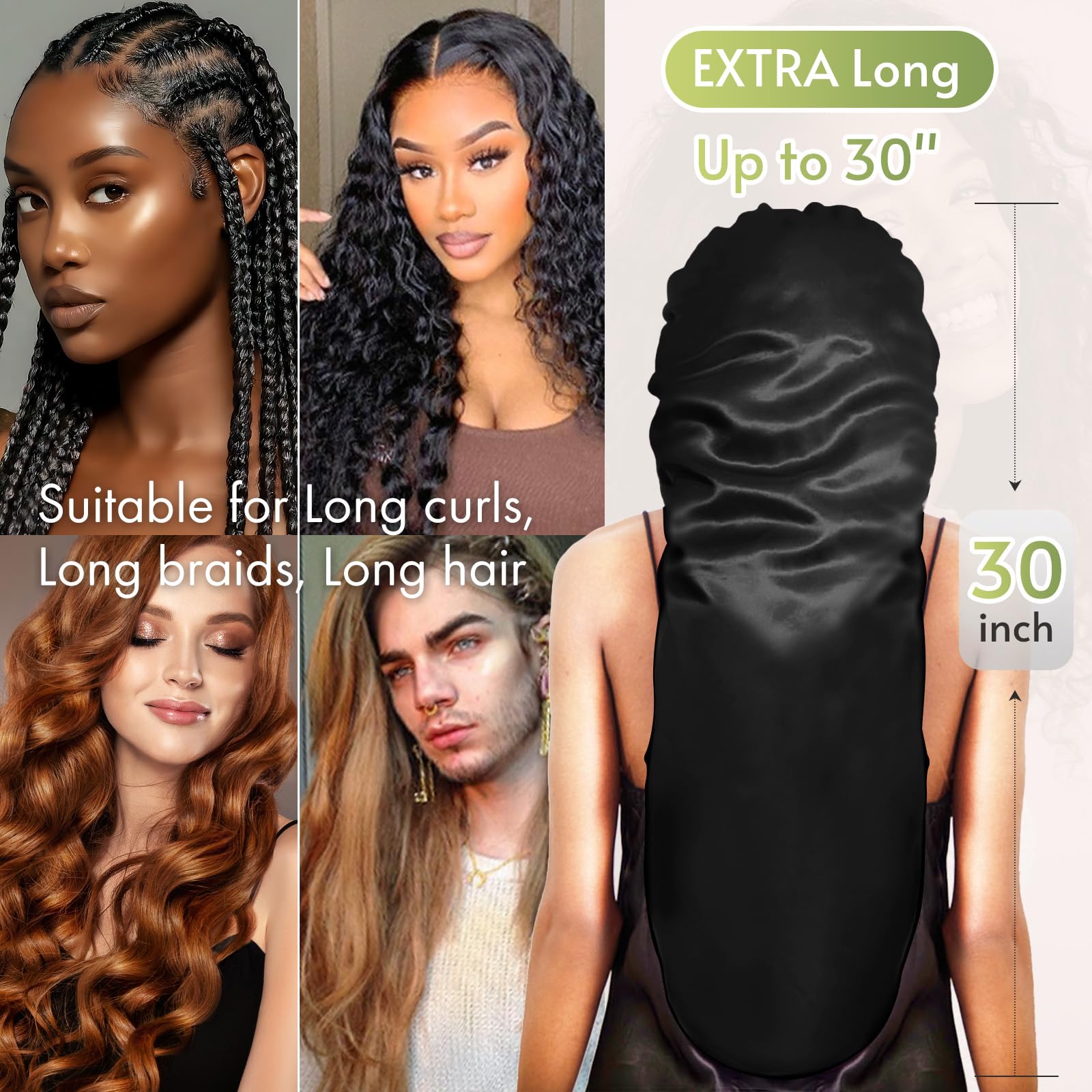 Detail view of wide elastic headband on Bonnet Queen bonnet