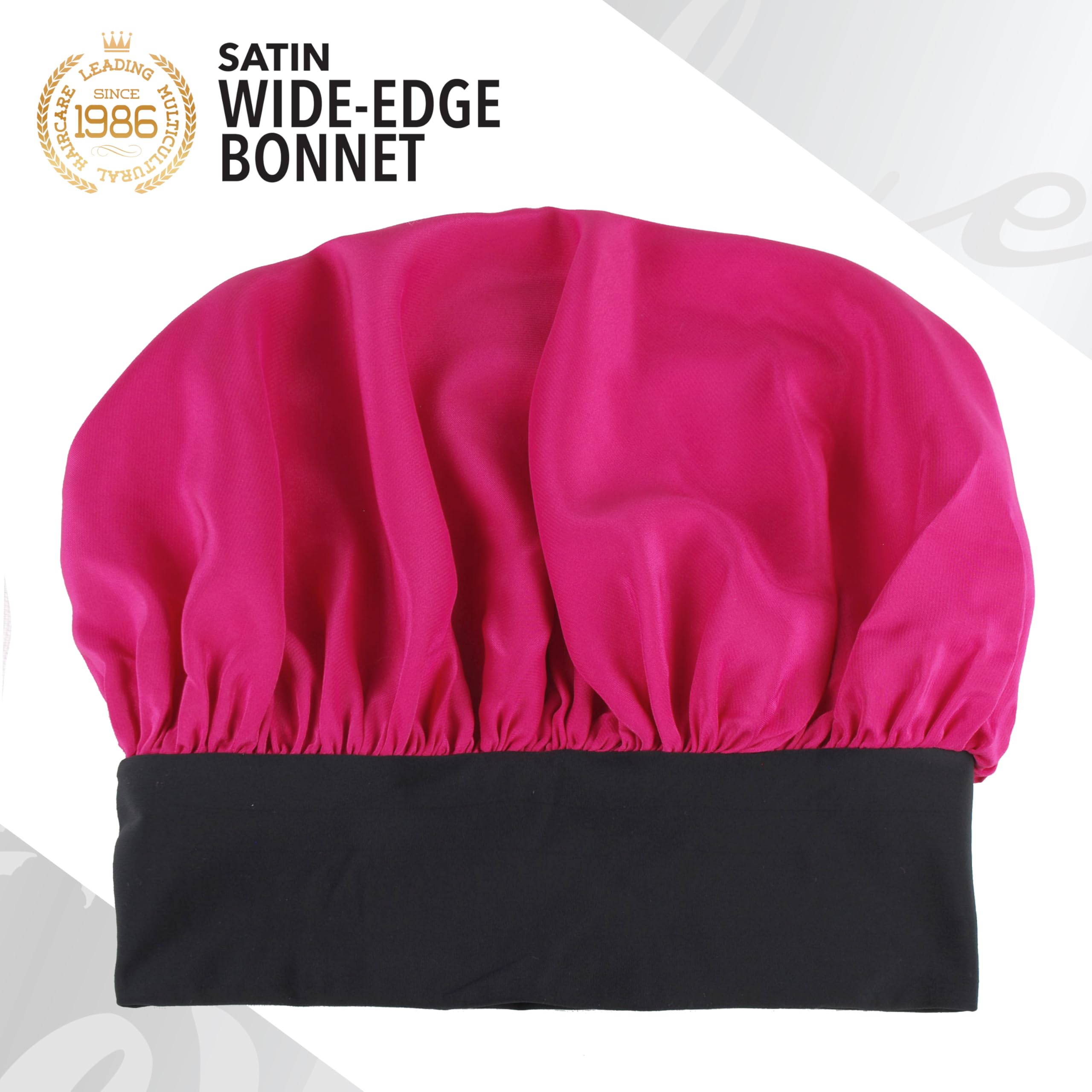 Evolve wide edge bonnet fuchsia pink color packaging