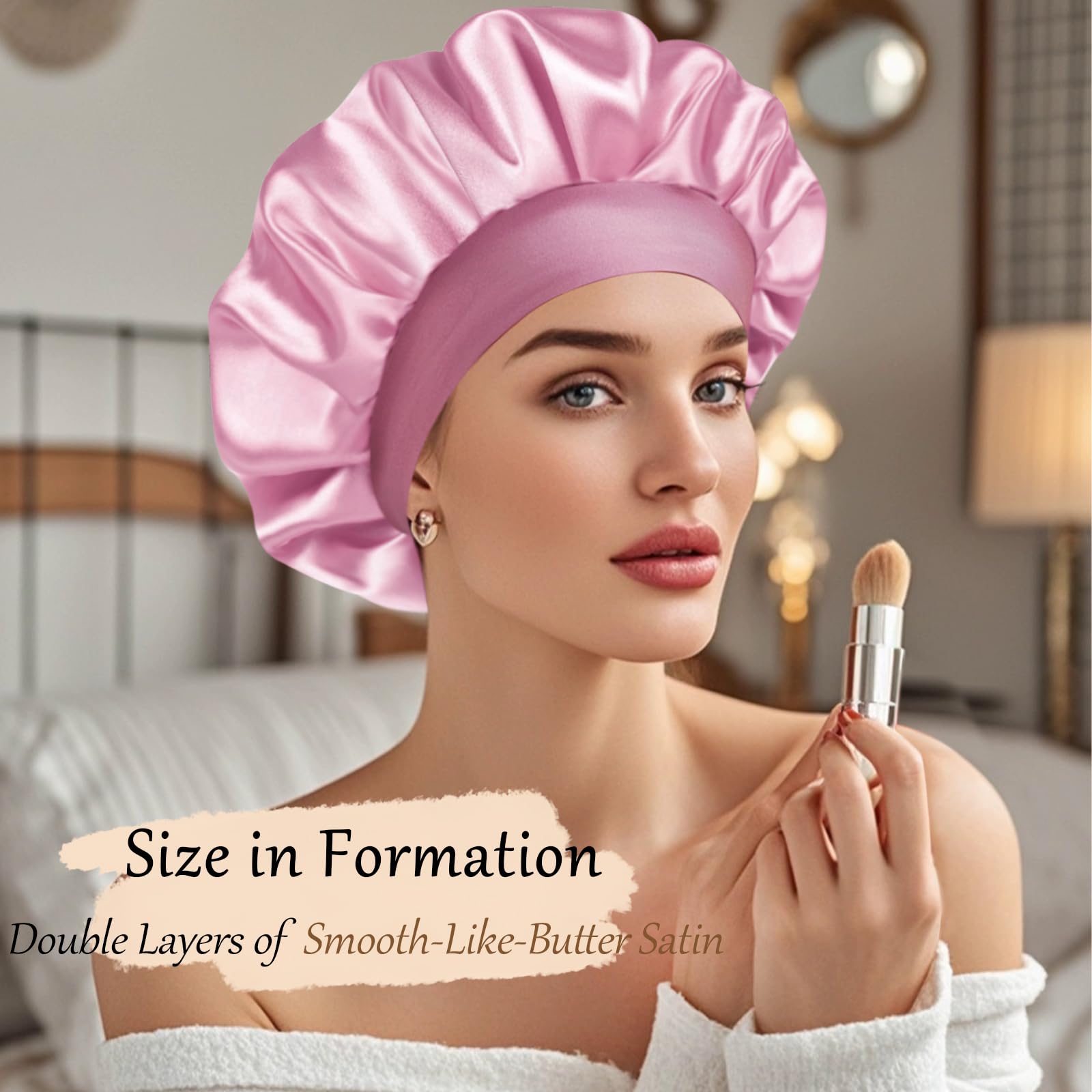 Doitory nightcap hair bonnet designed for curly and natural hair protection.