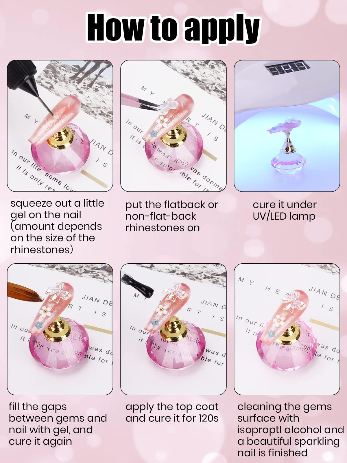 Authentic Ebanku USA imported nail art glue gel packaging