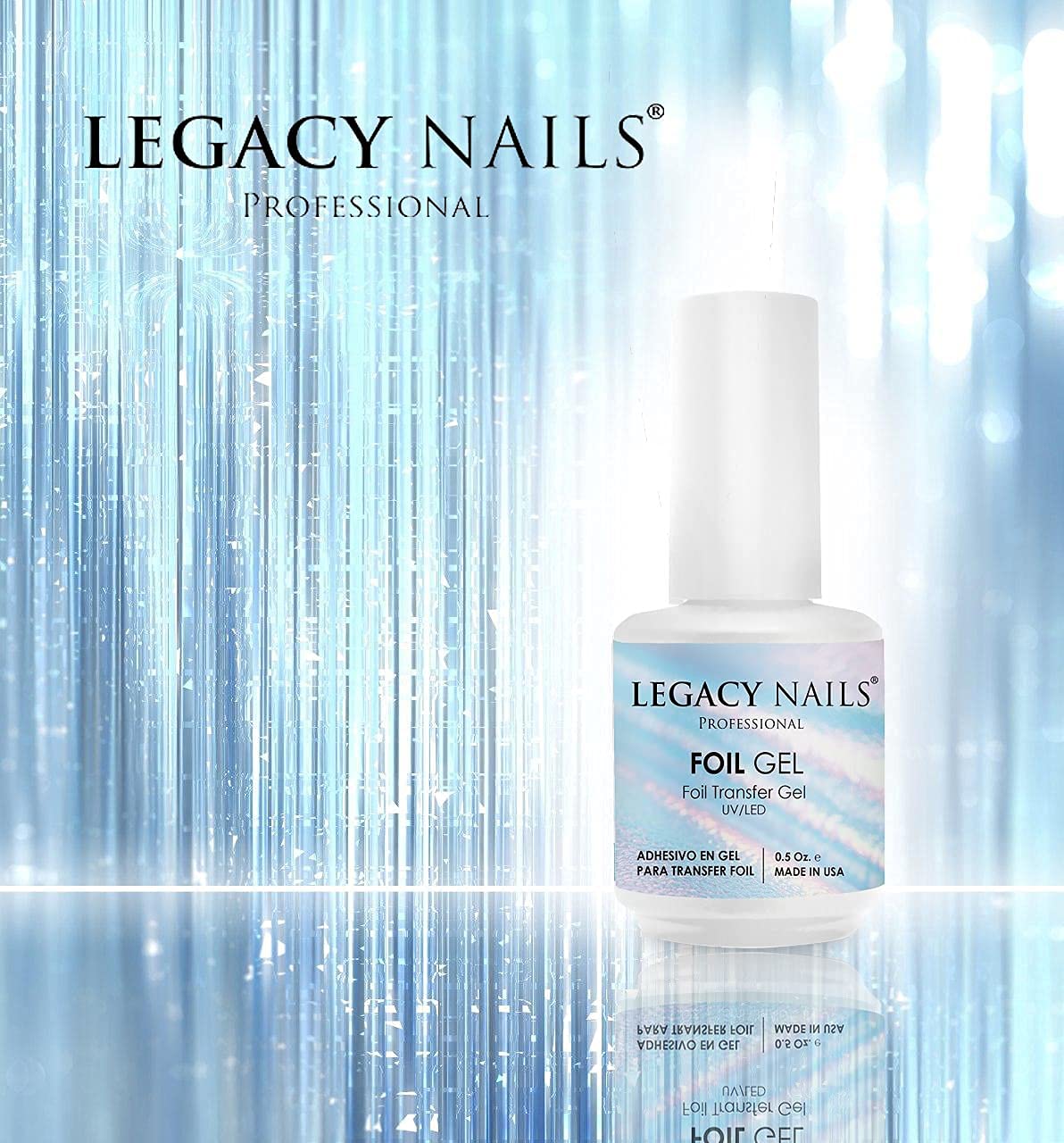 Legacy Nails Professional Foil Transfer Gel packaging details