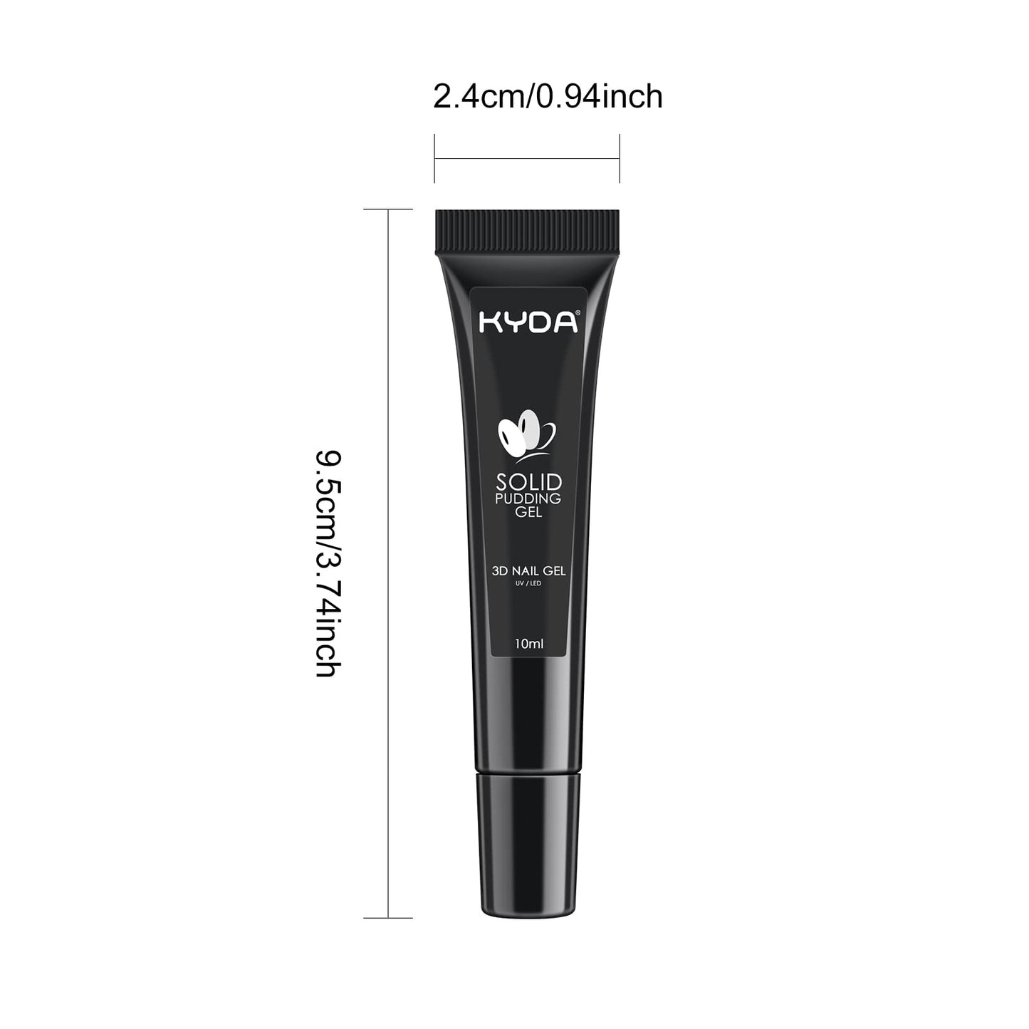 Packaging details of authentic Kyda 10 milliliter nail gel set