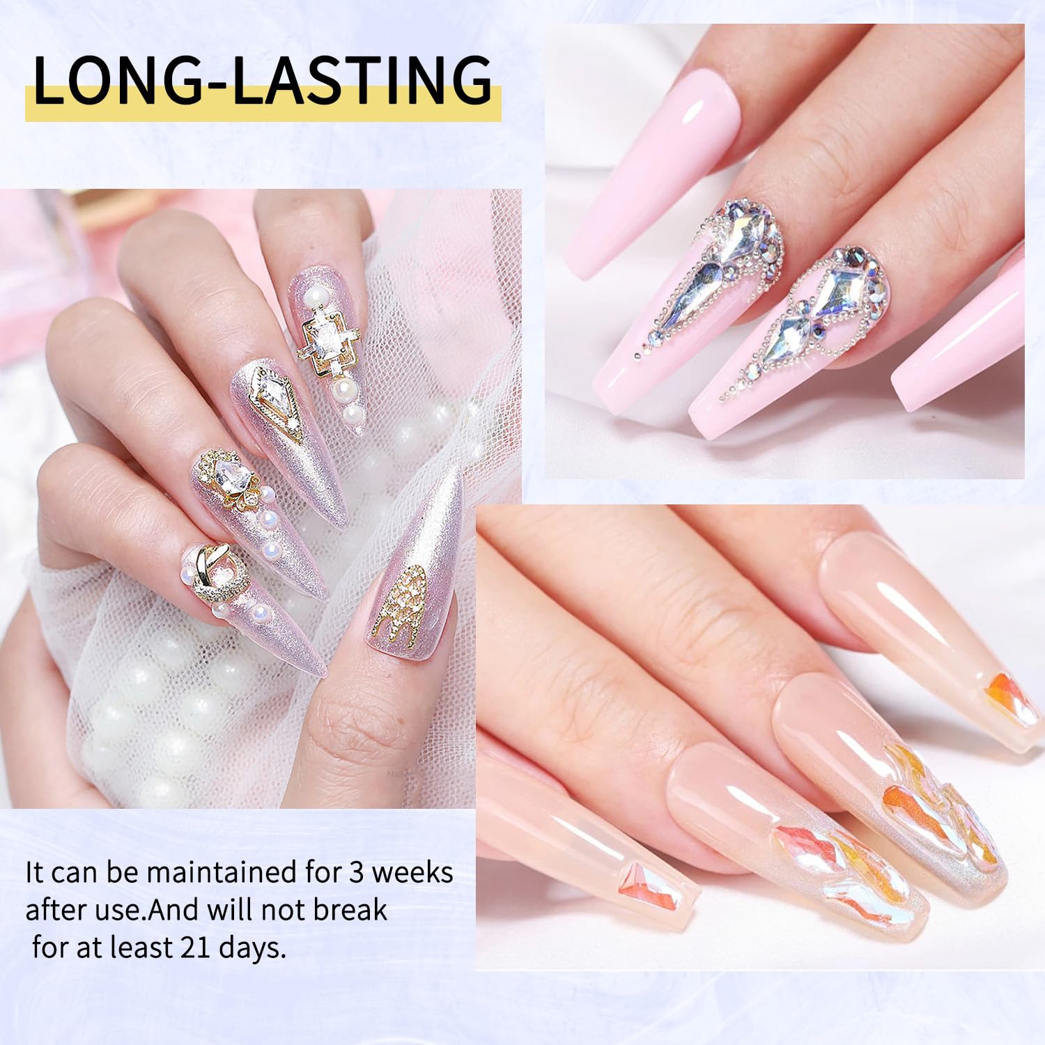 MustuVerve adhesive gel for 3D nail charms and gems