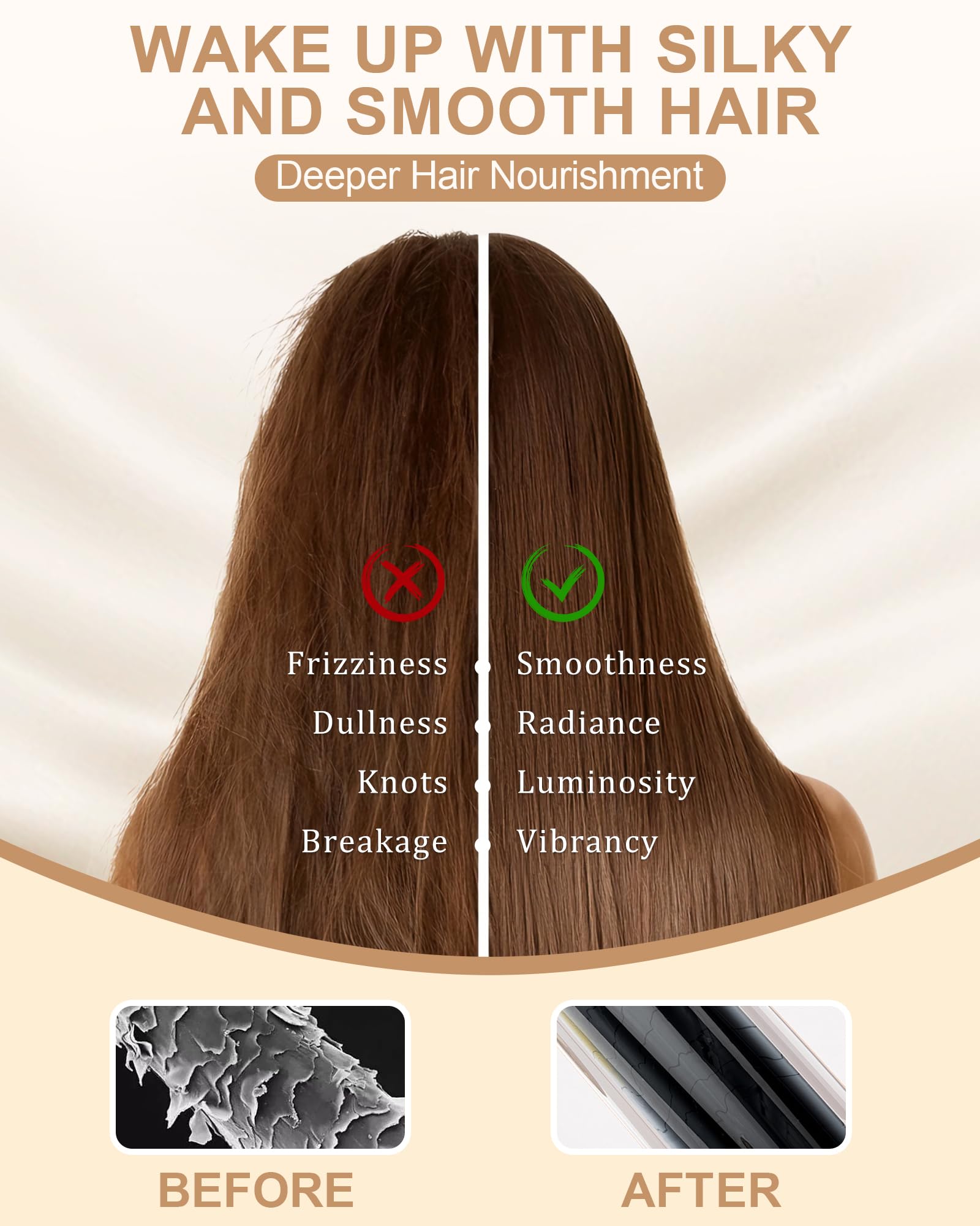 AWAYTR silk sleep bonnet for curly hair protection demonstrating the 55 cm size capacity