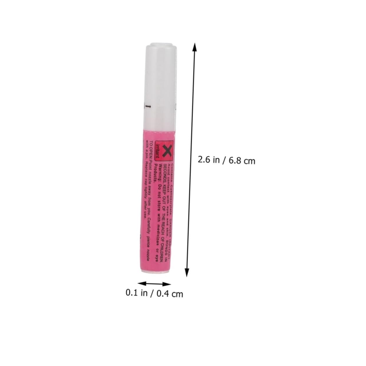 Ipetboom 30pcs nail glue tubes for rhinestones and art