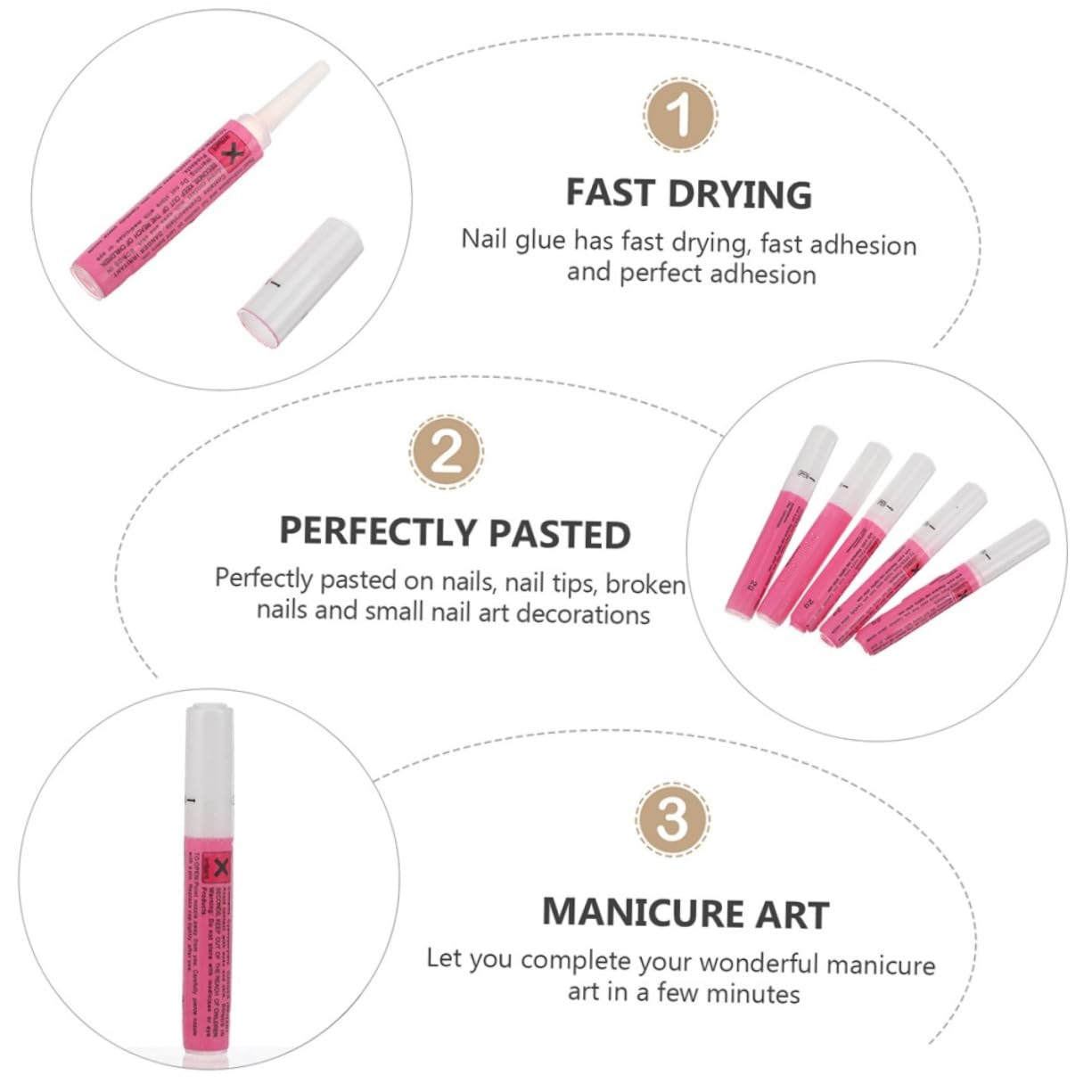 Close up of Ipetboom quick drying nail adhesive tube